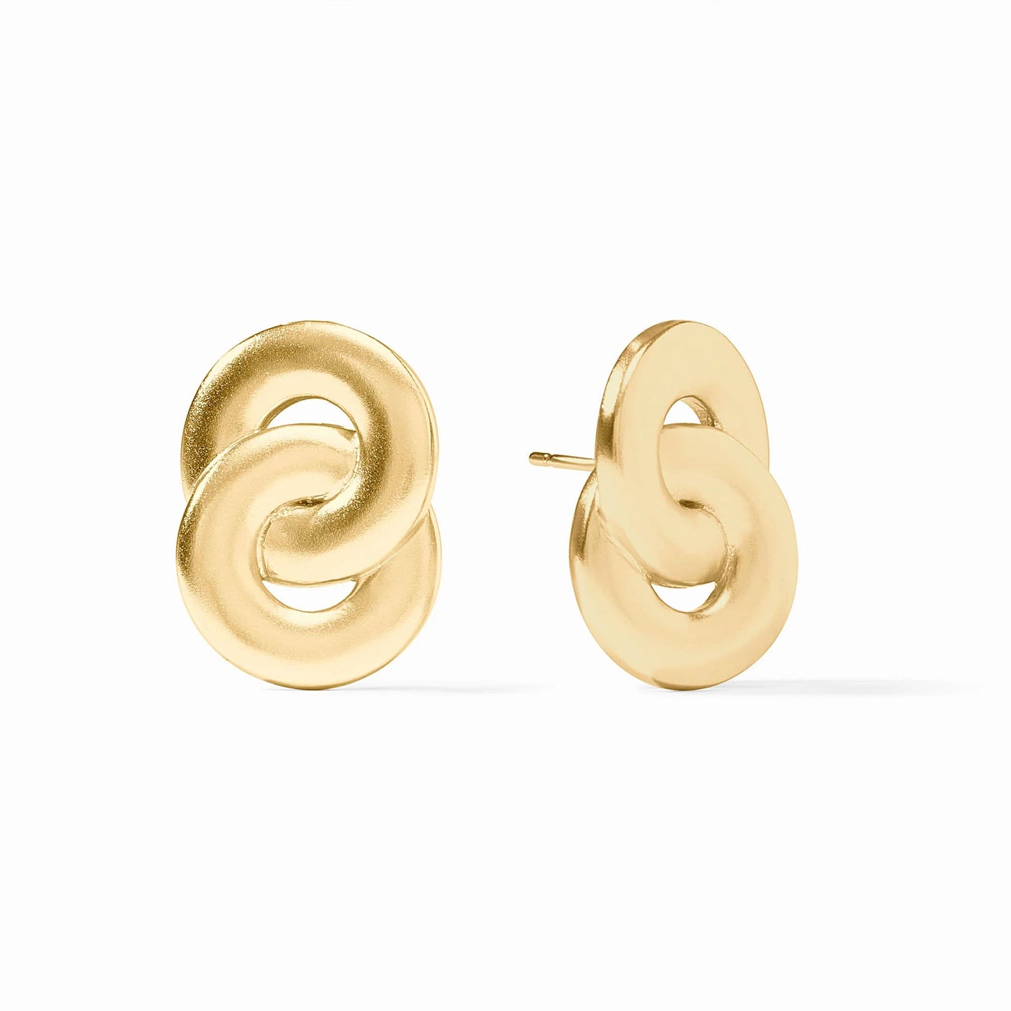 Infinity Earring - Rainbow - Gold