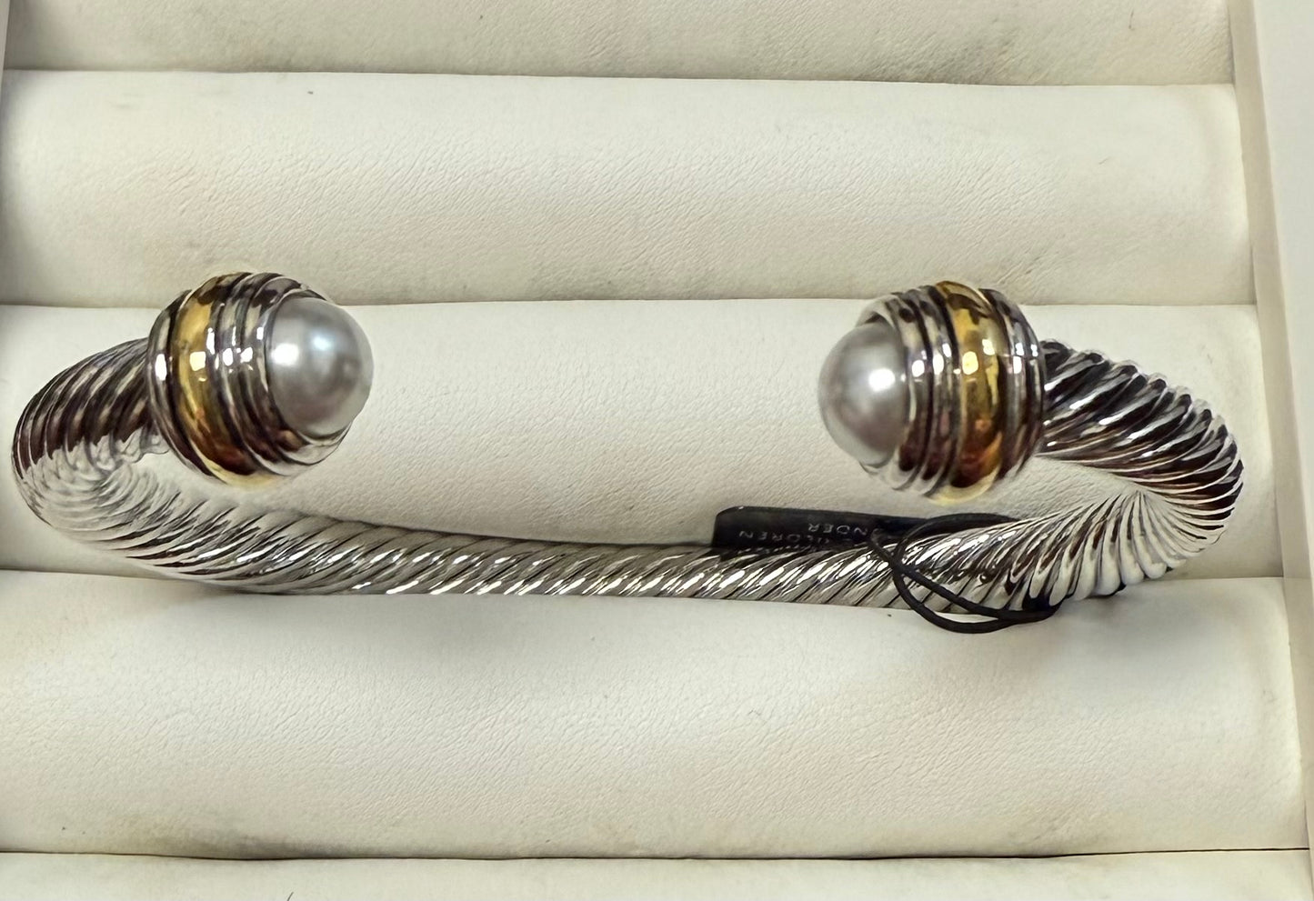 Cable Bracelet -Pearl B822 CM
