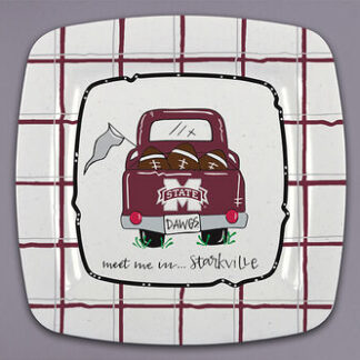 MS State Truck Square Plate