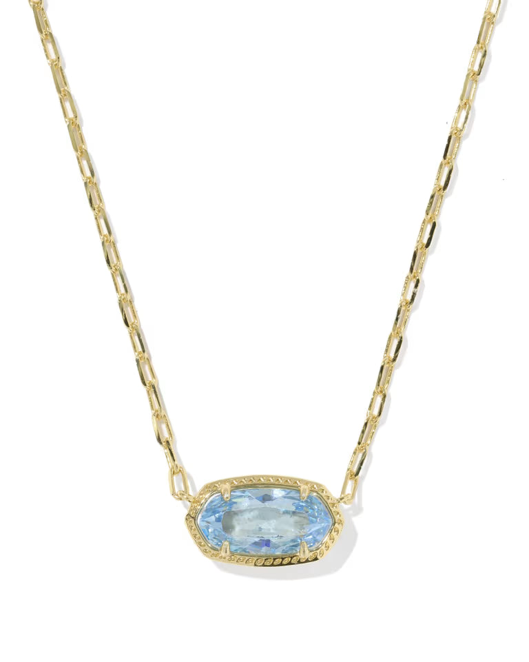 Elisa luxe light blue pendant