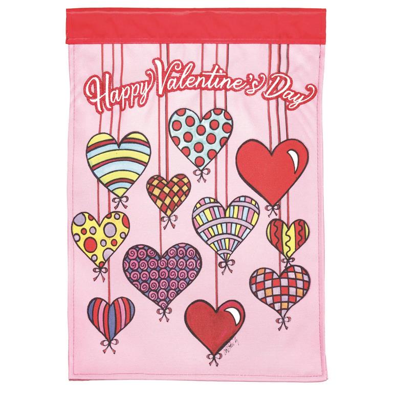 Happy Valentines Flag