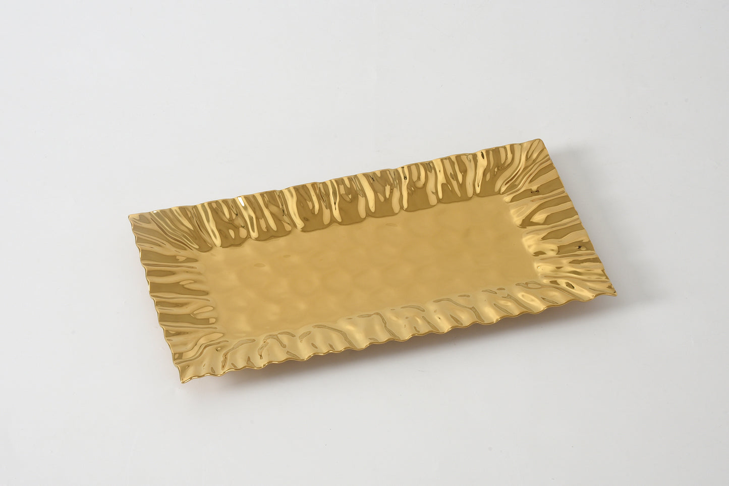 Mascali D'oro Gold Rectangular Tray