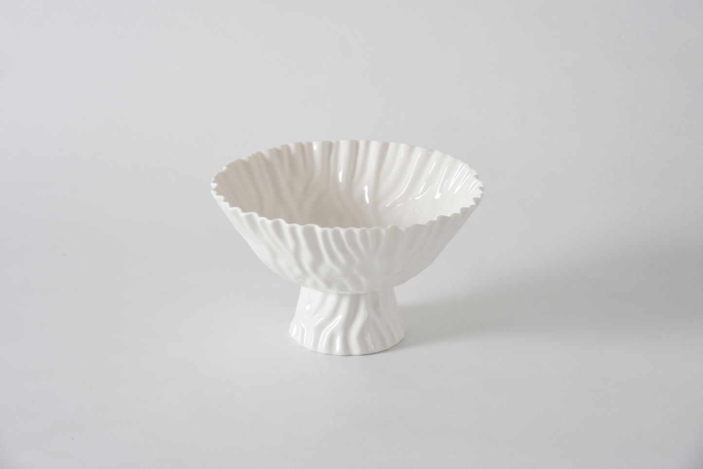 Mascali Bianca Medium Footed Bowl