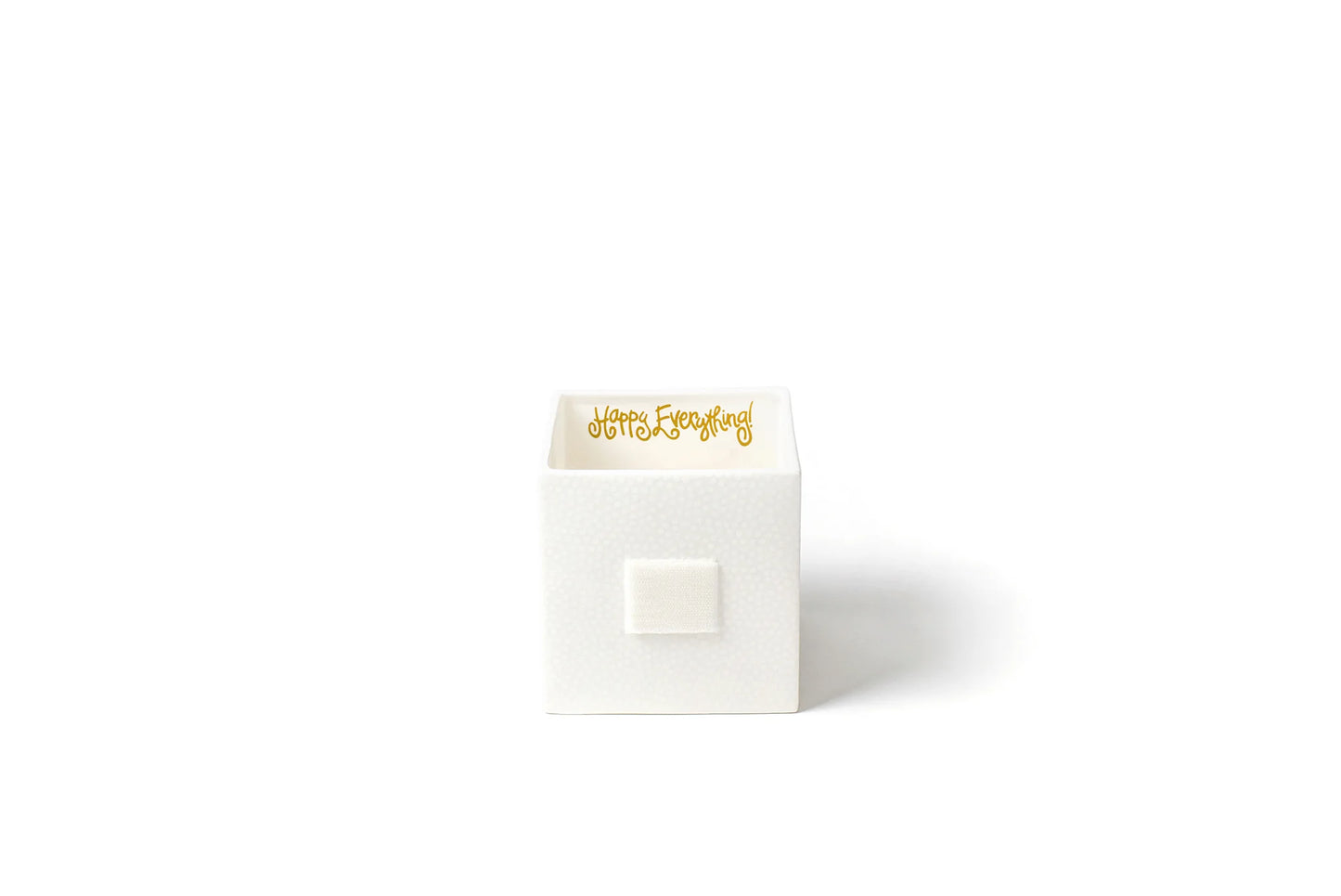 White Dot Medium Cube
