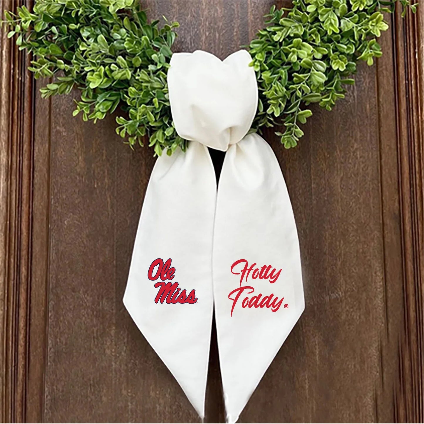 Printed Logo Wreath Sash