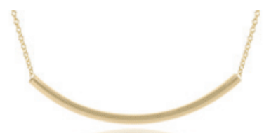 16" Necklace Gold-Bliss Bar Gold