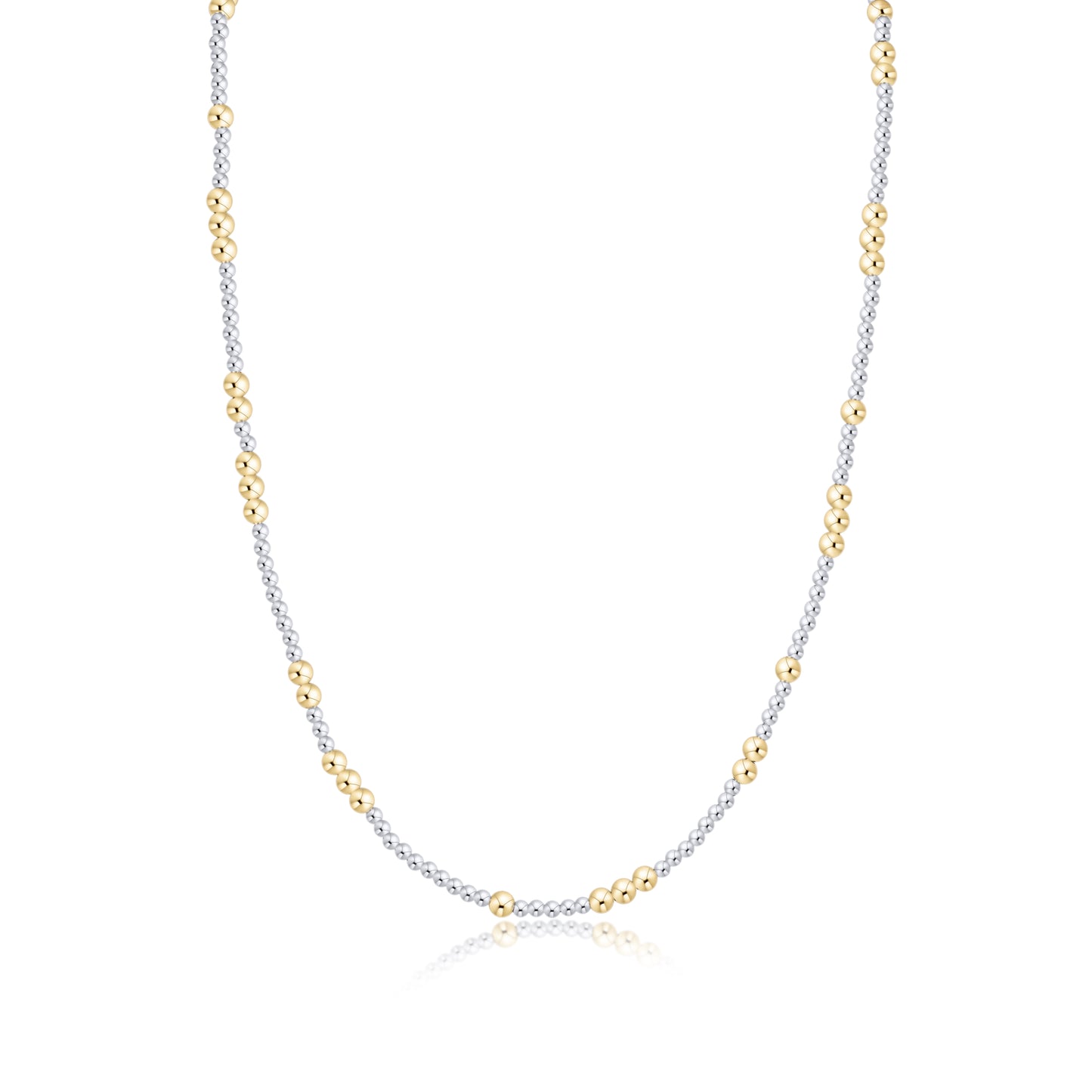 17" Choker Beaded - Hope Unwritten Mixed Metal 3mm