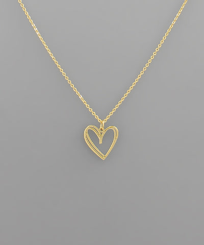 Heart Gold Necklace