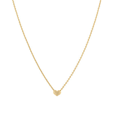 Gold Mini Heart Pendant Necklace