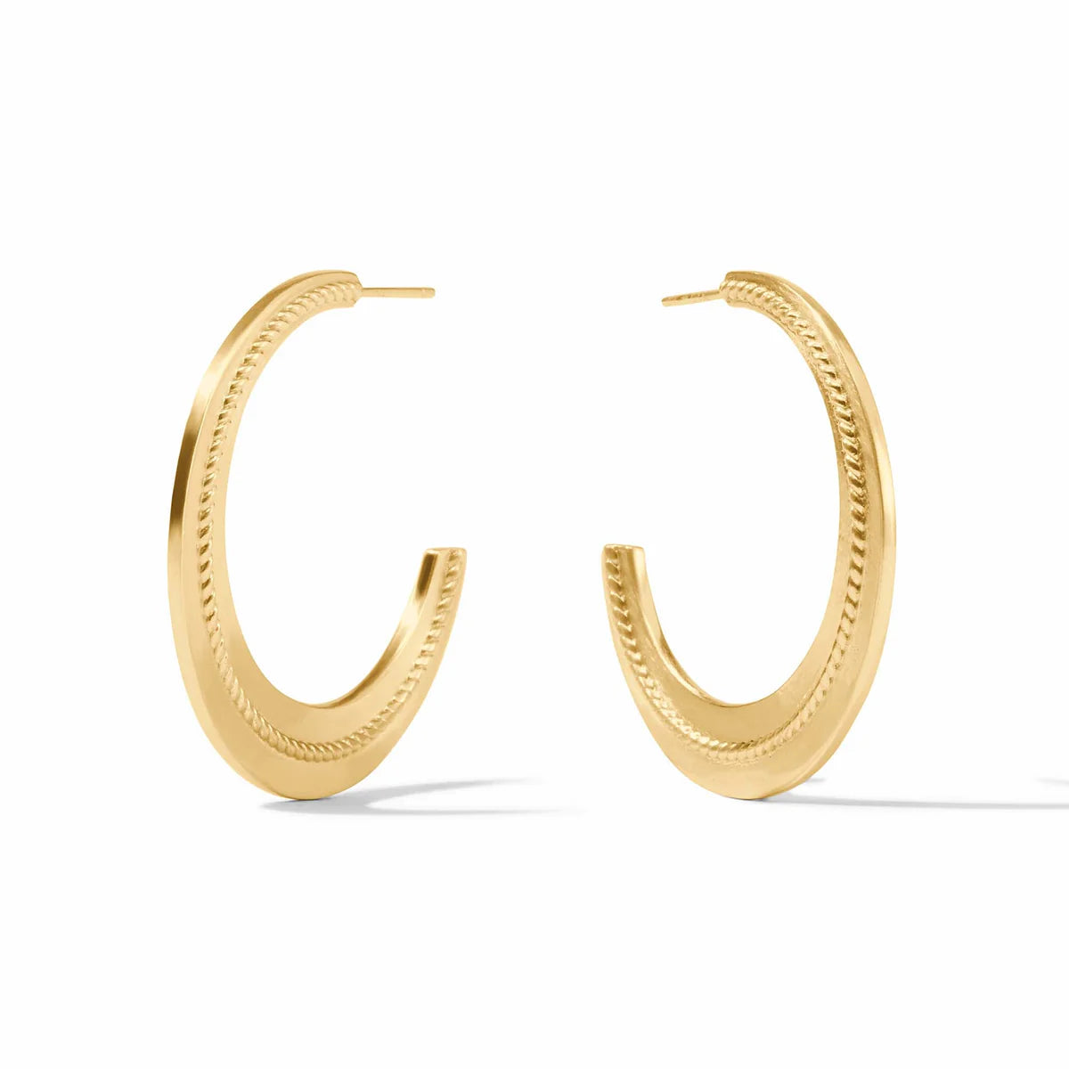 Nassau Crescent Hoop - Gold - Medium
