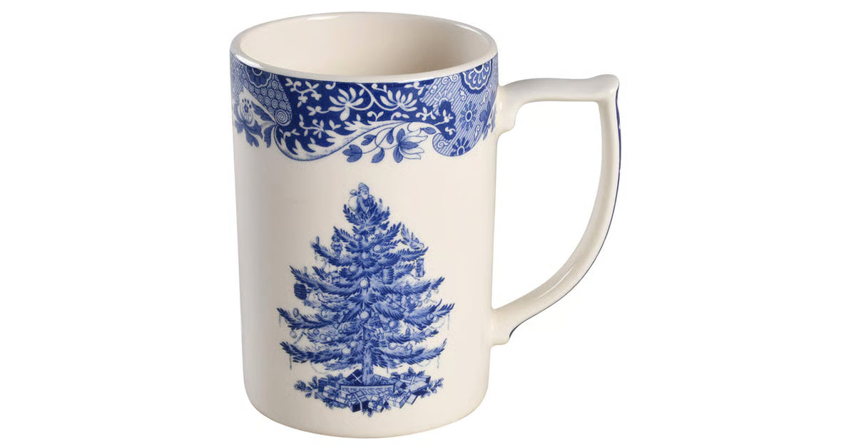 Blue Italian Christmas Mug