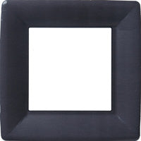 Linen-Black Dinner Plates