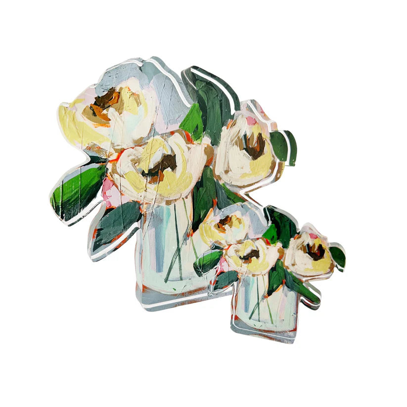 Peonies Bloom Block - Bitty