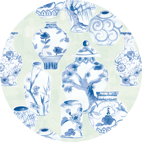 Glazed Porcelain Celadon Salad/dessert Plates