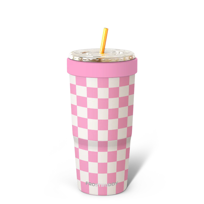 To-Go Buddy | Pink Checkered
