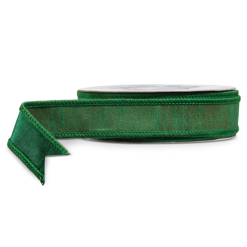 1" X 10 Yds Green Wired Ribbon (Copy)
