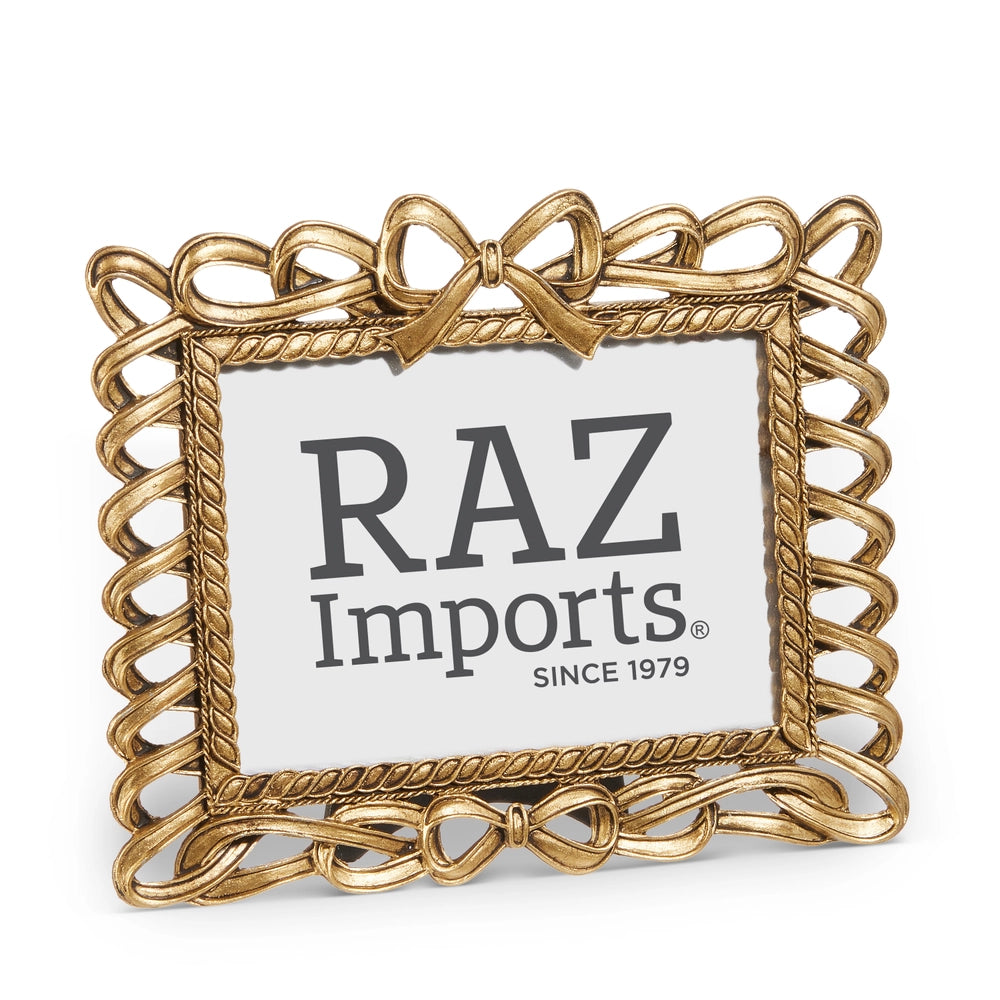 6.75" Bow Picture Frame