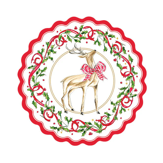 Holly Berry Salad Plates/8pk