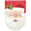 Santa Face Garden Flag