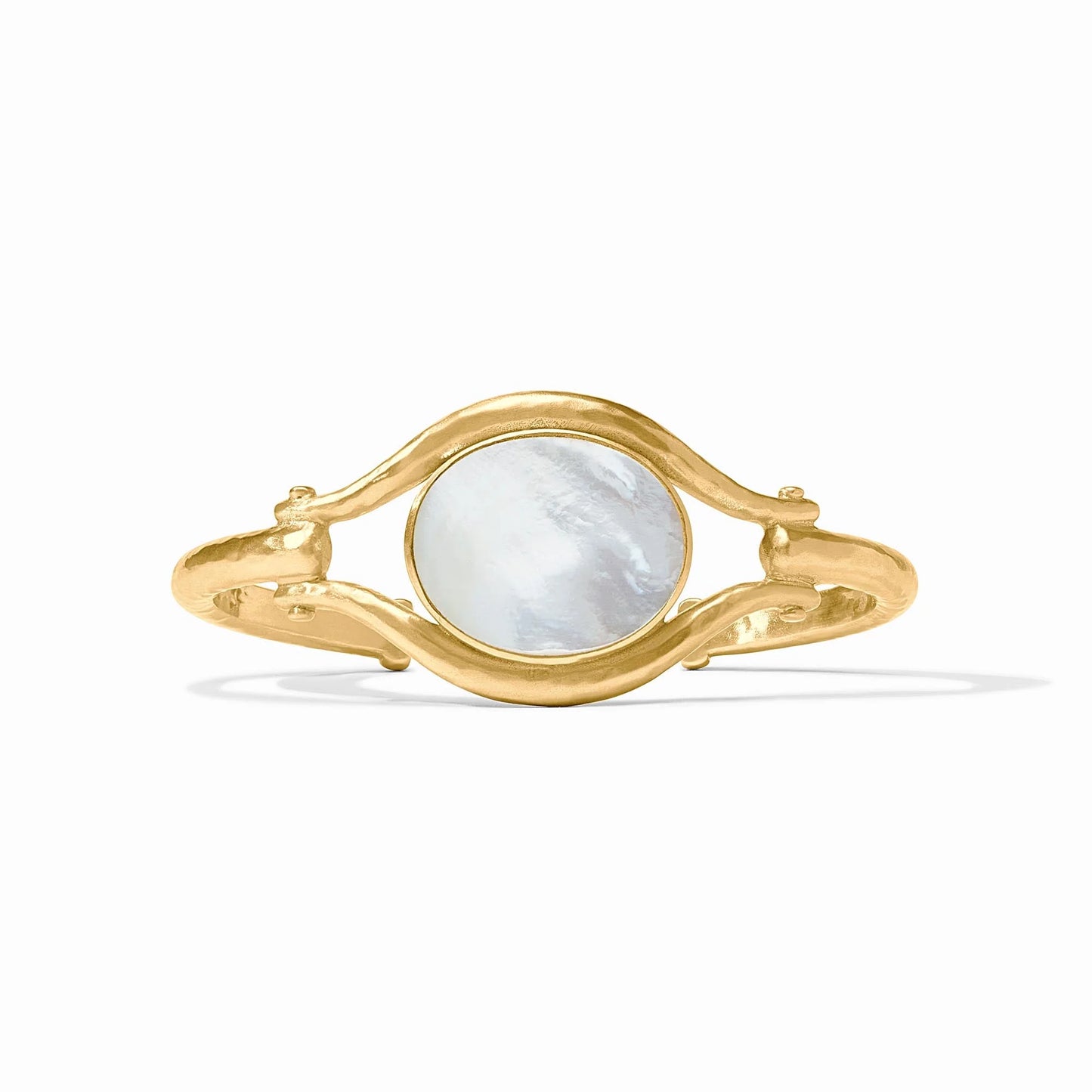 Saratoga Stone Cuff - Mother of Pearl