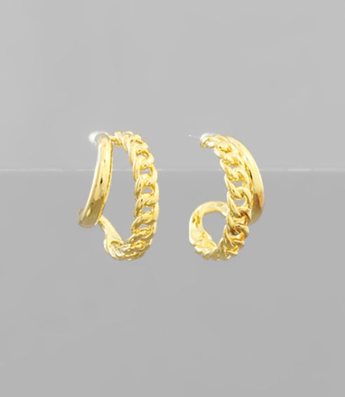 Gold Twist Knot Earring