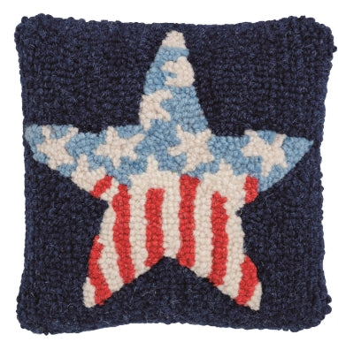 Star Hooked Pillow