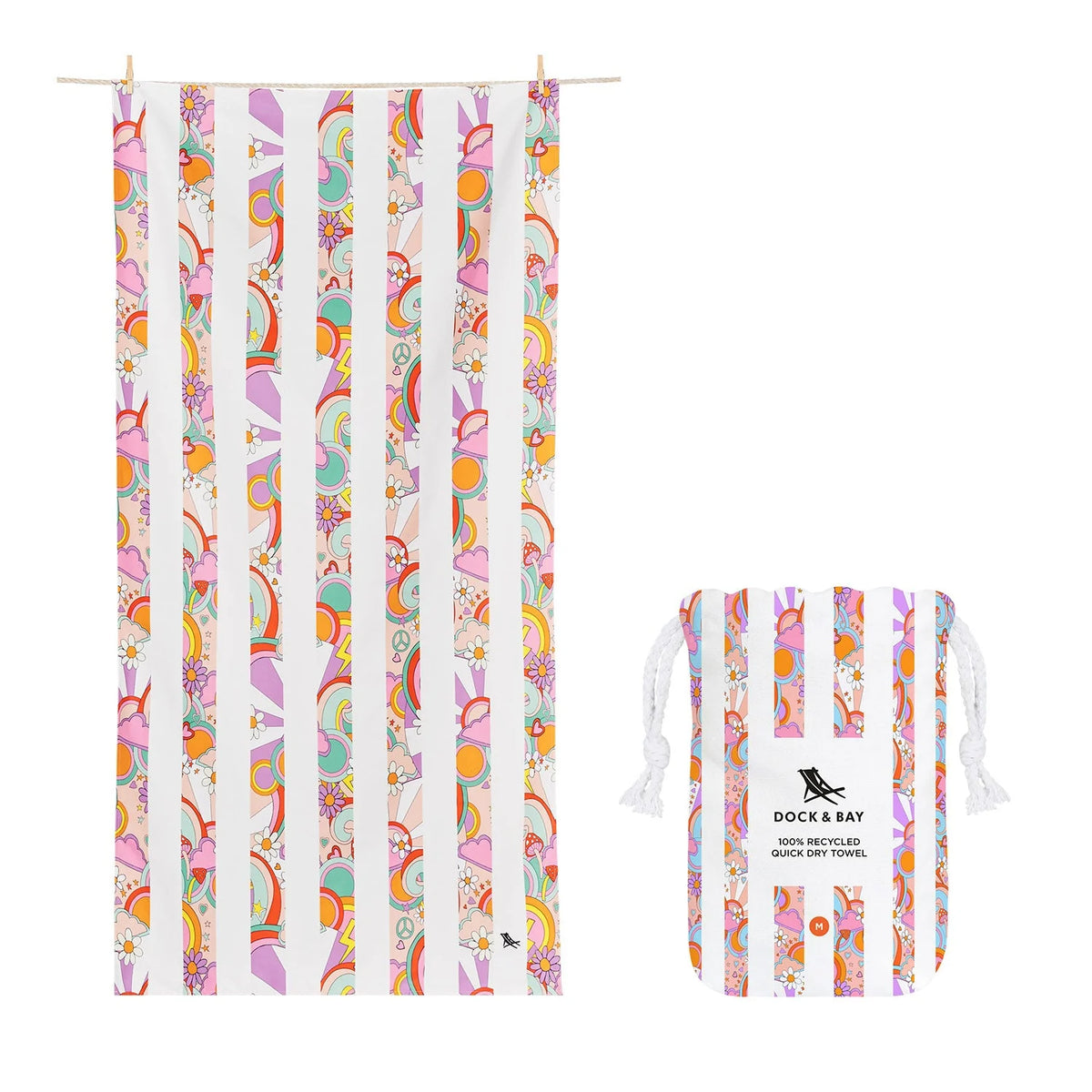 Pink Power Kids Beach Towel
