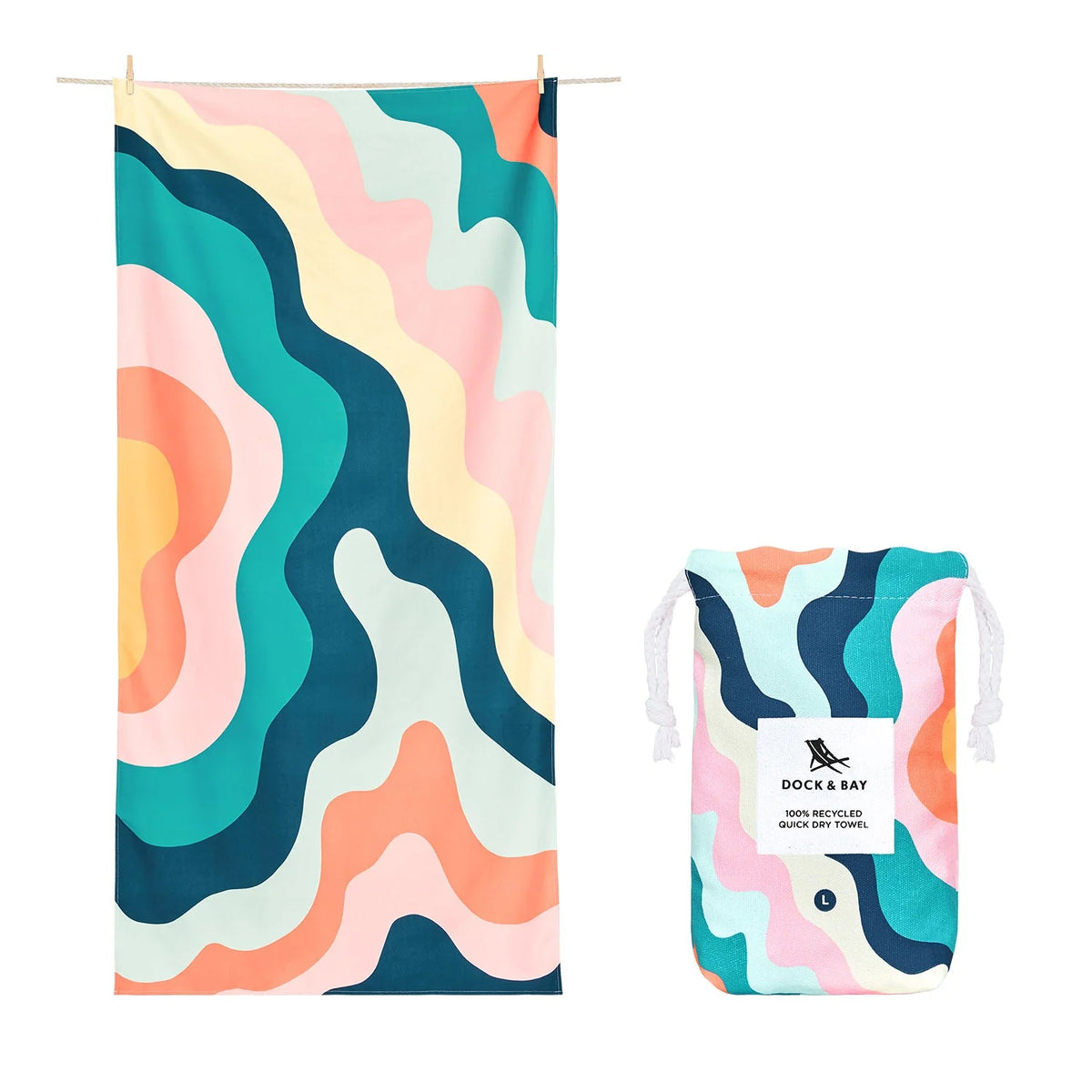 Get Wavy Large Towel
