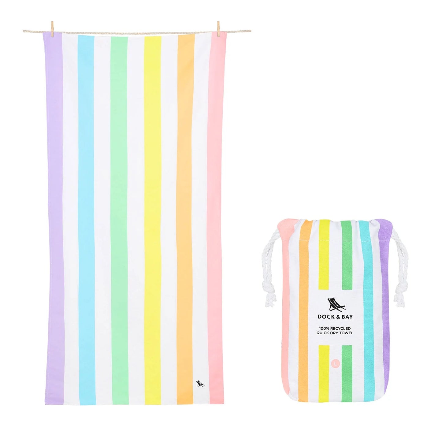 Unicorn Waves Large Towel