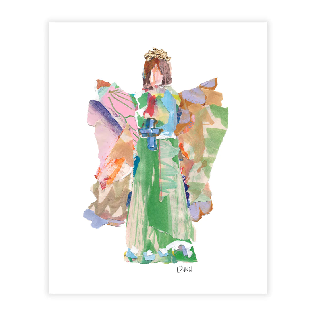 Kathleen Acrylic Angel Block Glory Collection-Bitty