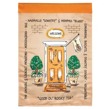 Tennessee Door Garden Flag