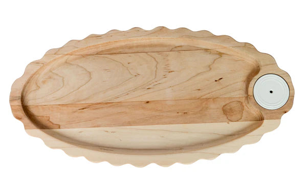 limited edition maple scalloped anniversary tray B4