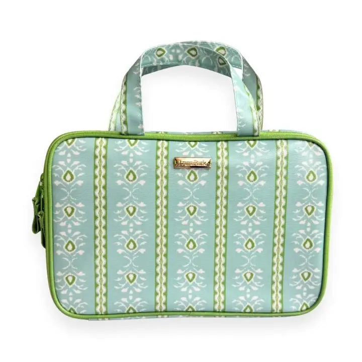 Rosemary Stripe Blue Travel Case