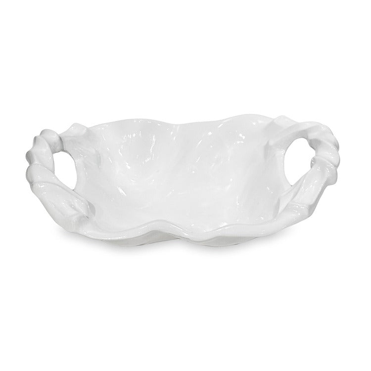 VIDA Sasha Small Bowl with Handles White 3274