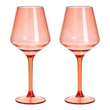 Shatterproof Wine Glasses - Orange