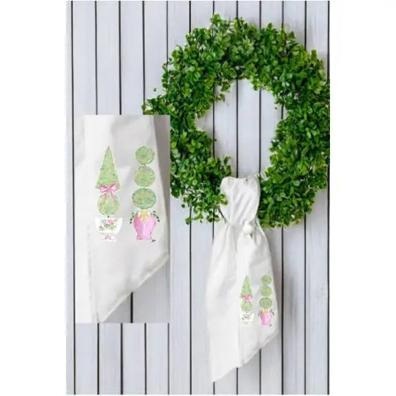 Emmalee Pink Topiary Sash