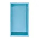 Light Blue Bamboo Guest Towel Holder