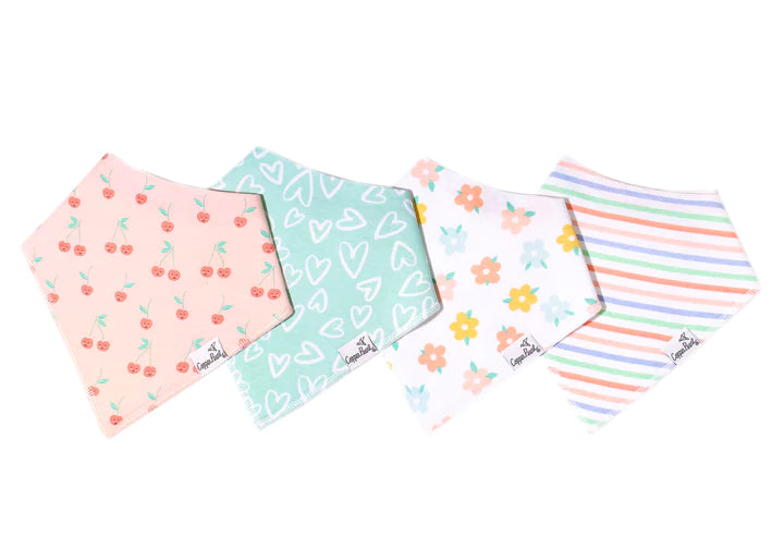 Cheery - 4 Pack Bandana Bib
