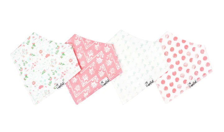 Claire- 4 Pack Bandana Bib