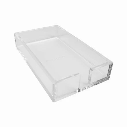 Clear Acrylic Guest Towel Napkin Trays