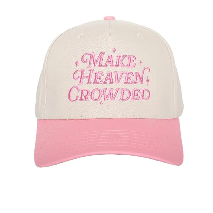 Make Heaven Crowded Vintage Trucker Hats