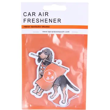 Bluetick Coonhound Flag Air Freshener