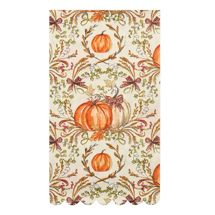 Turkey & Gourds Guest Towels/20pk
