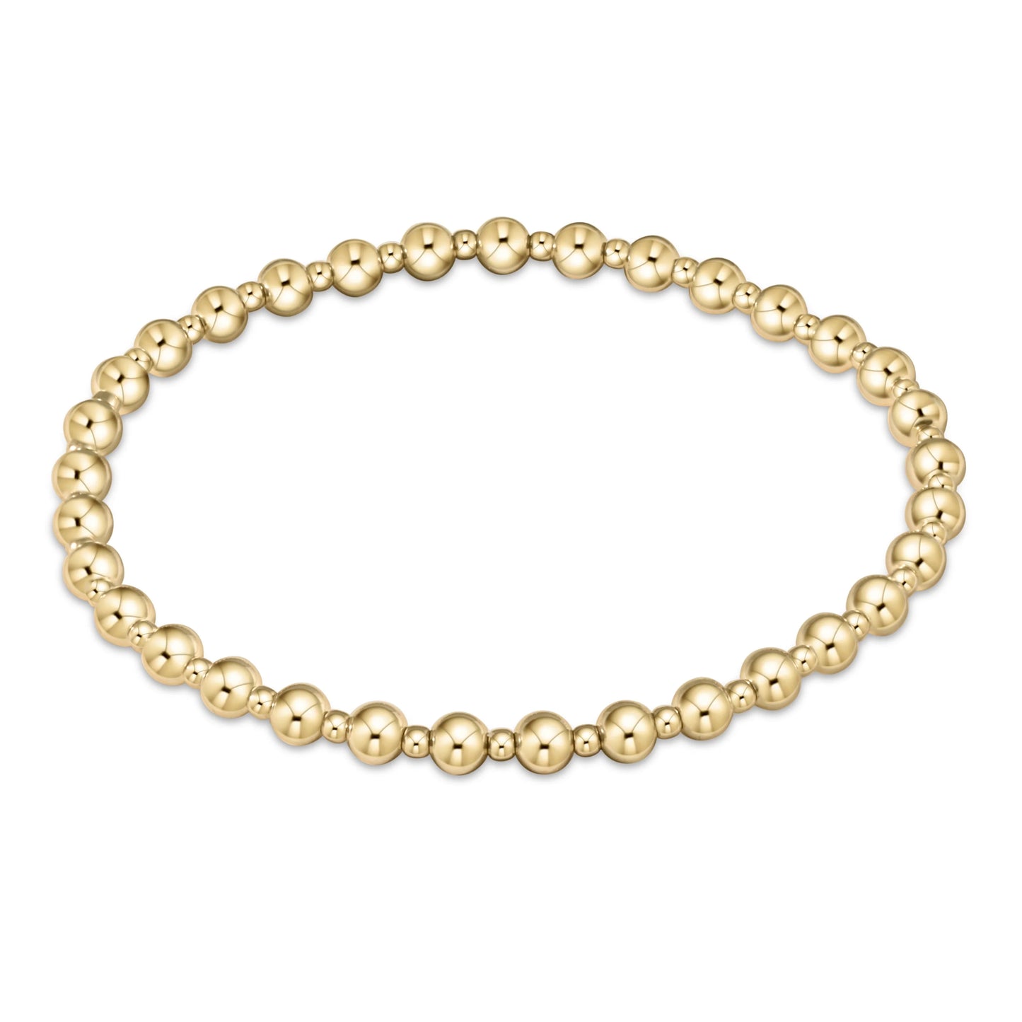 Extends Classic Grateful 4mm Bracelet-Gold