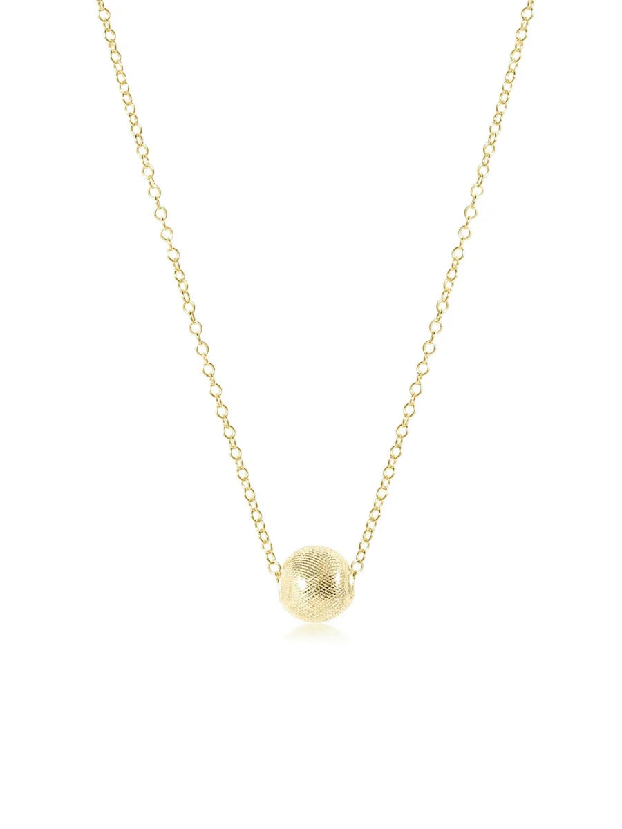 16" Necklace - Honesty Small Gold