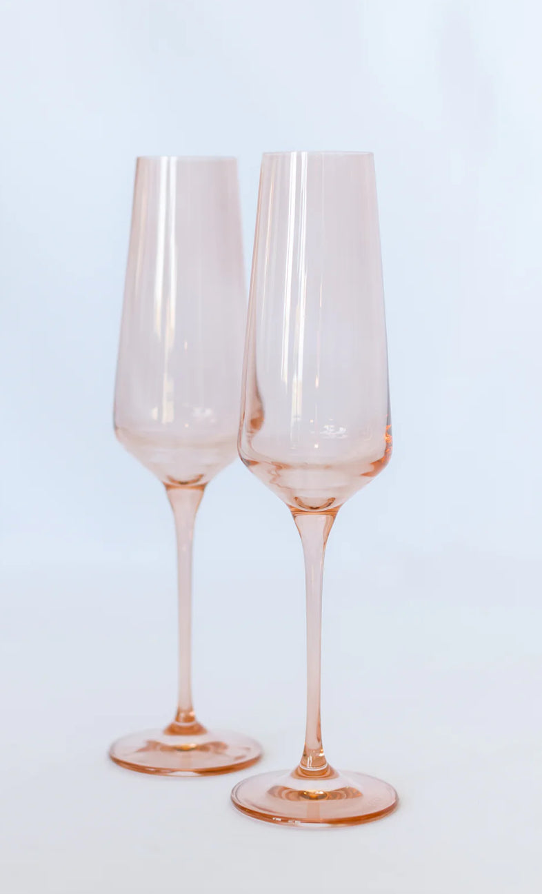 Champagne Flute Set/2-Blush