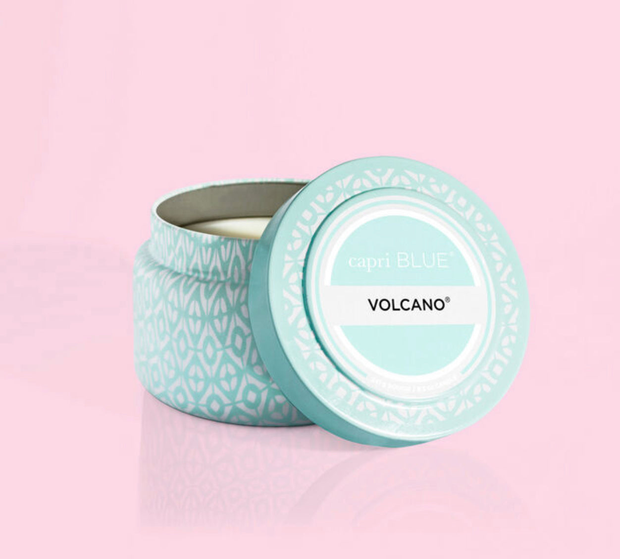 Aqua Printed Travel Tin-8.5 Vol
