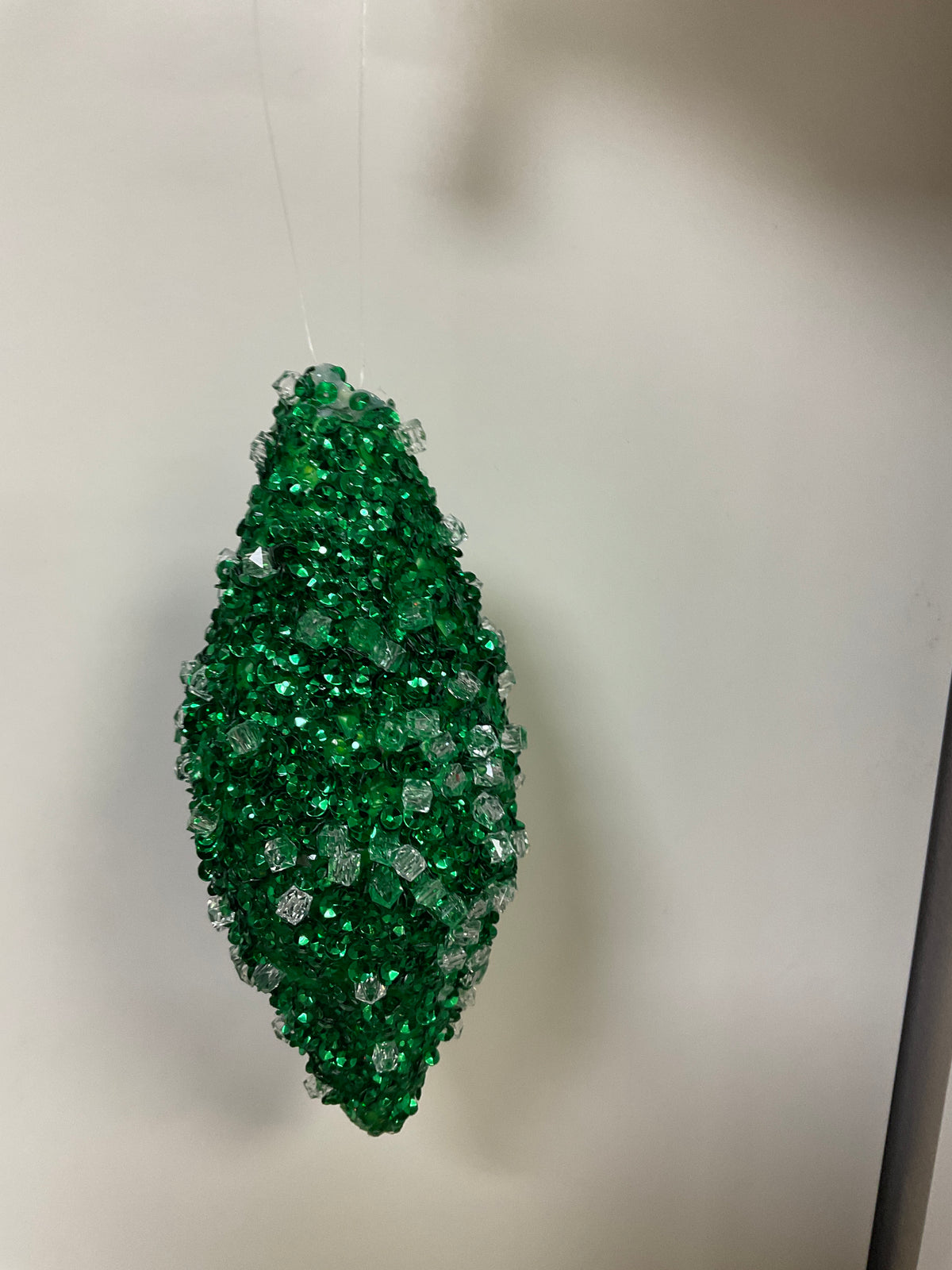 Green Long Sequin Ornament