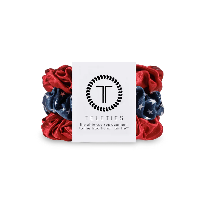 Independence Bae Large Silk Scrunchies