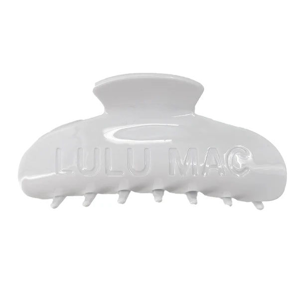 LULU MAC HAIR CLIPS - White